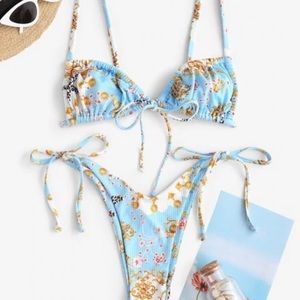 Zaful blue bikini